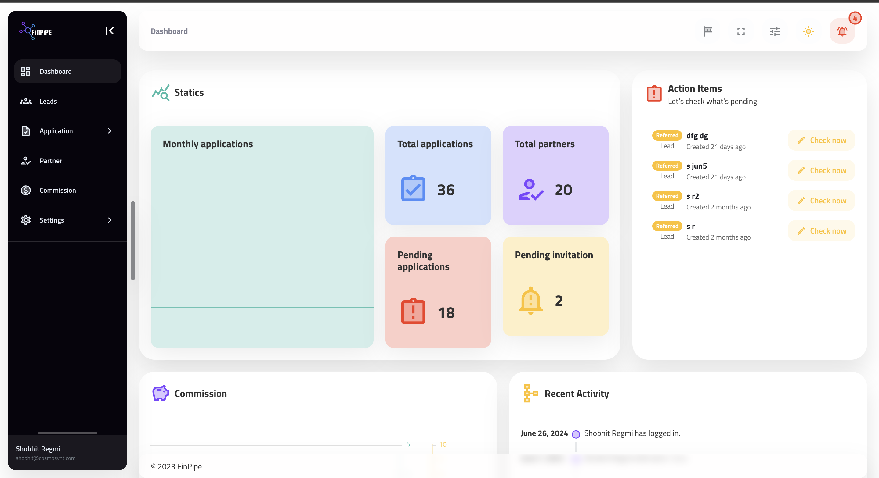 FinPipe Dashboard Imge